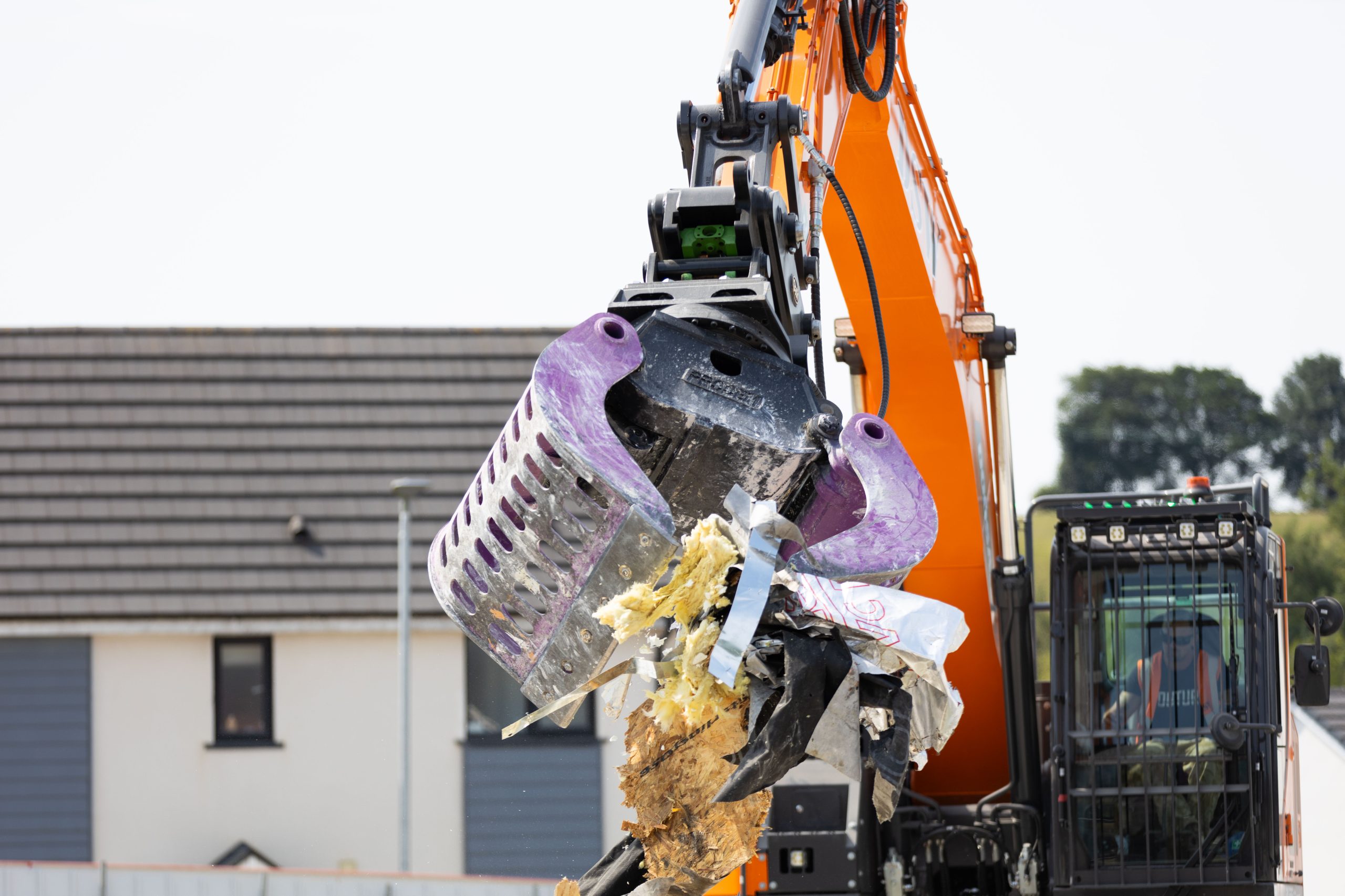 Commercial demolition contractor demolishing a commercial property in Cornwall - DSW Group Ltd